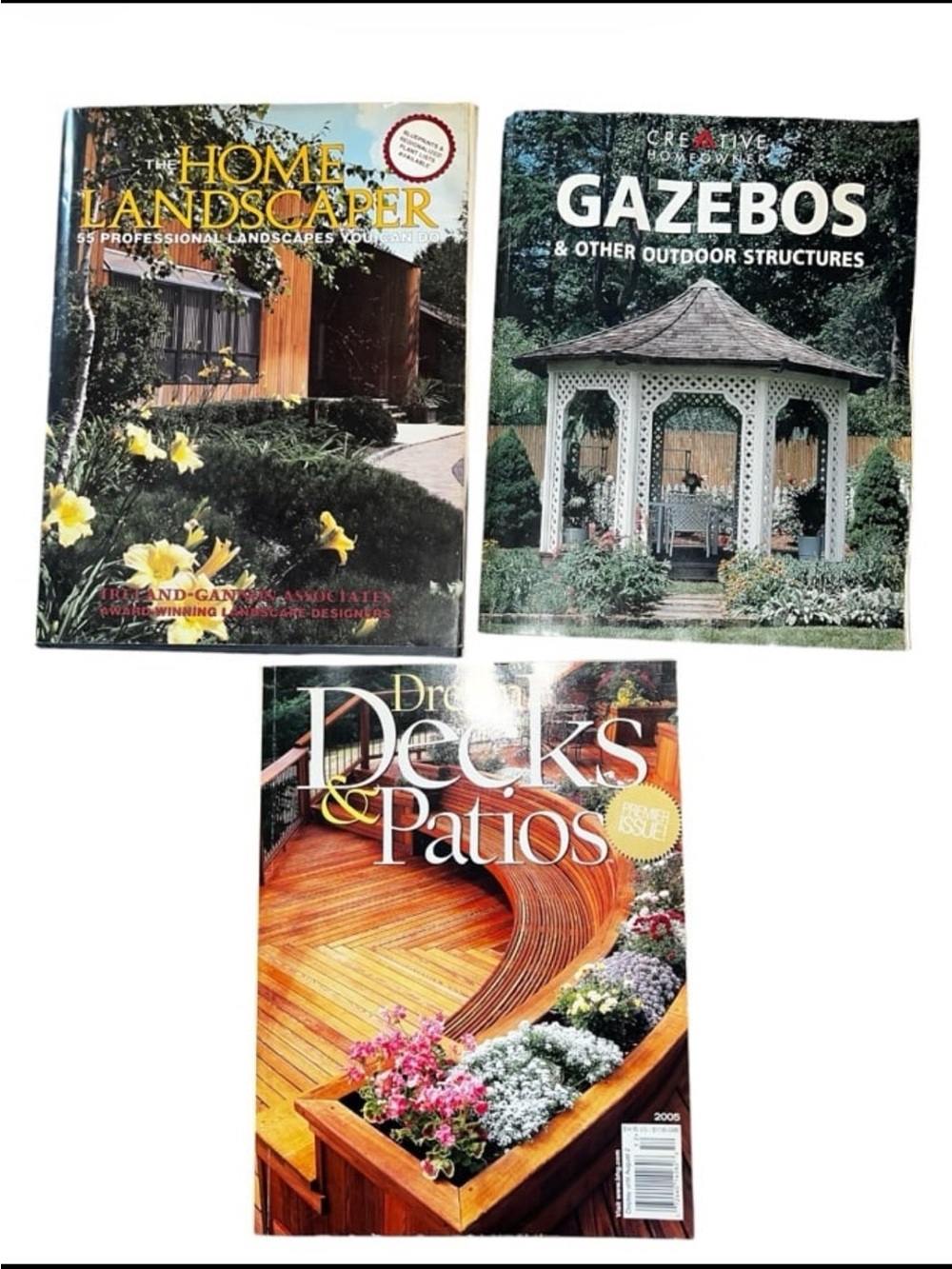 Home Accents Landscaping Gazebos Garden & Outdoor Book Lot